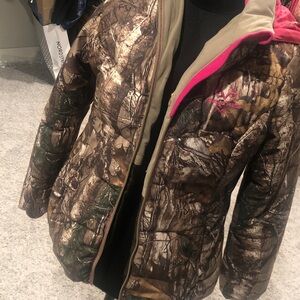 Camouflage bomber jacket